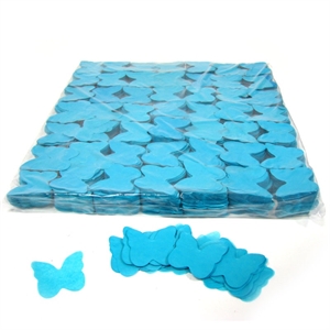Papperskonfetti Fjärilar, Ljusblå